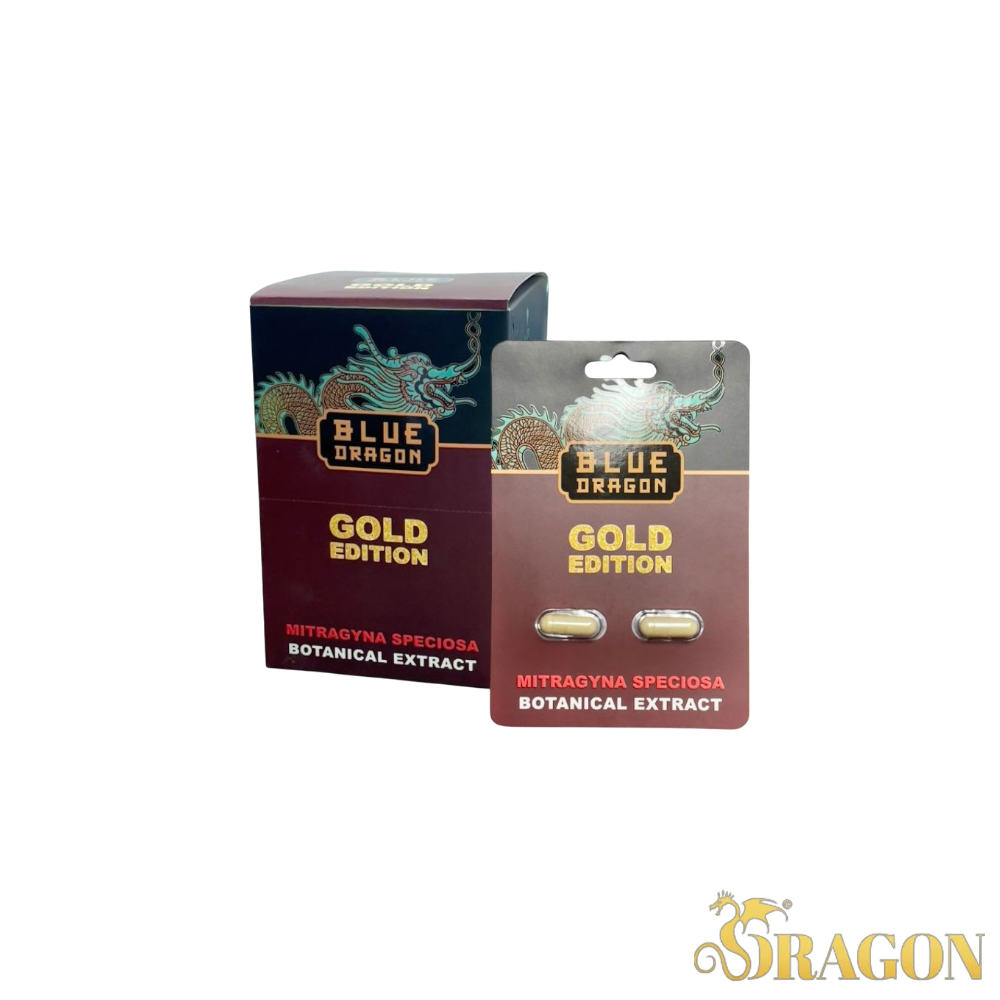 Blue Dragon Gold Edition Kratom Capsules