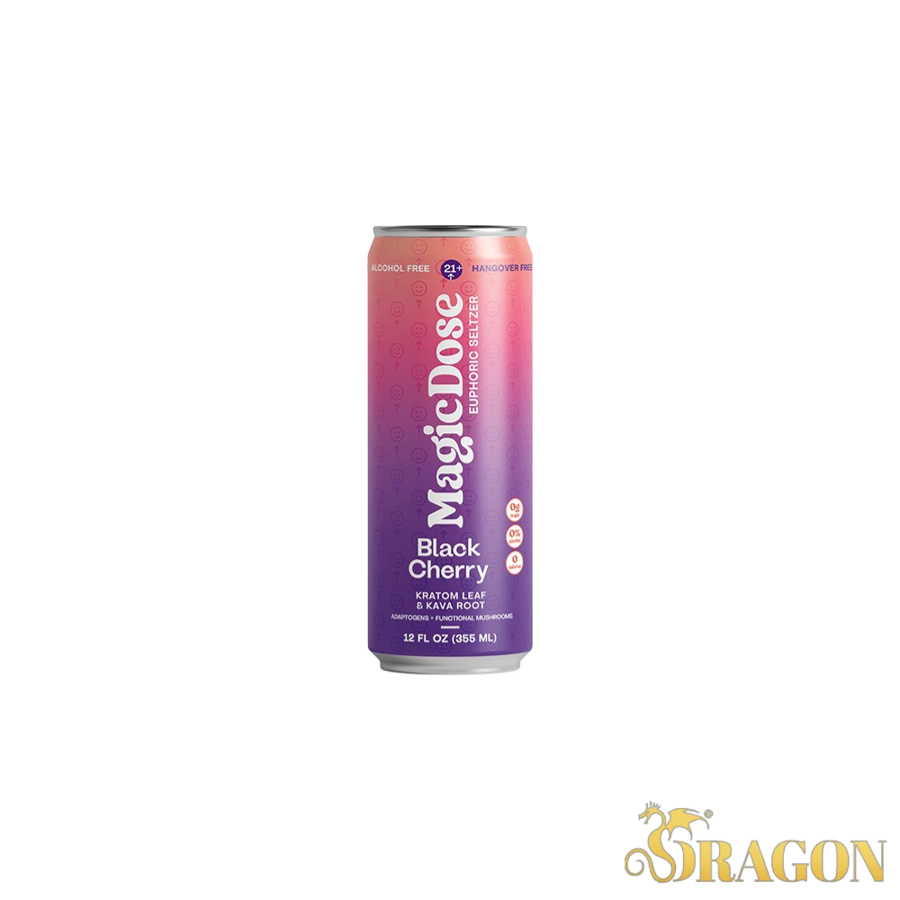 Magic Dose Kratom Leaf+Kava Root Euphoric Seltzer