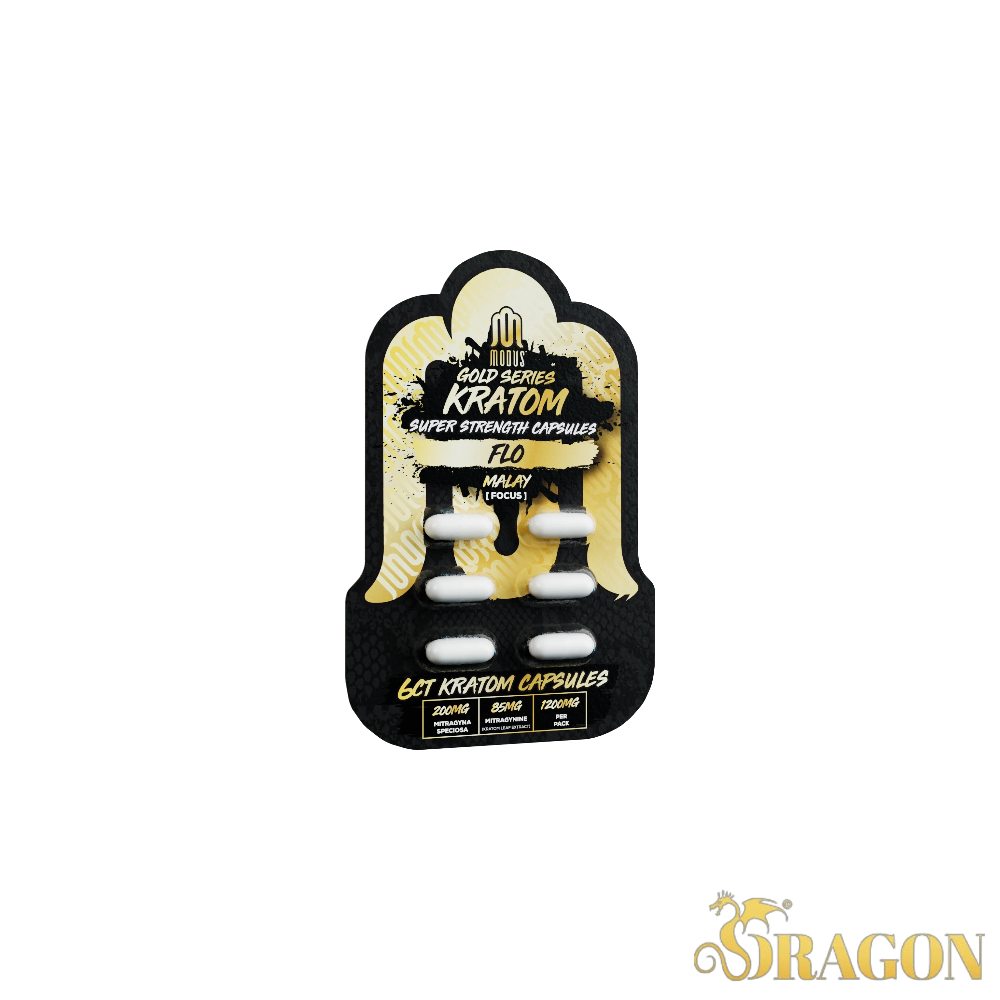 Modus Gold Series Kratom Capsules 1200mg