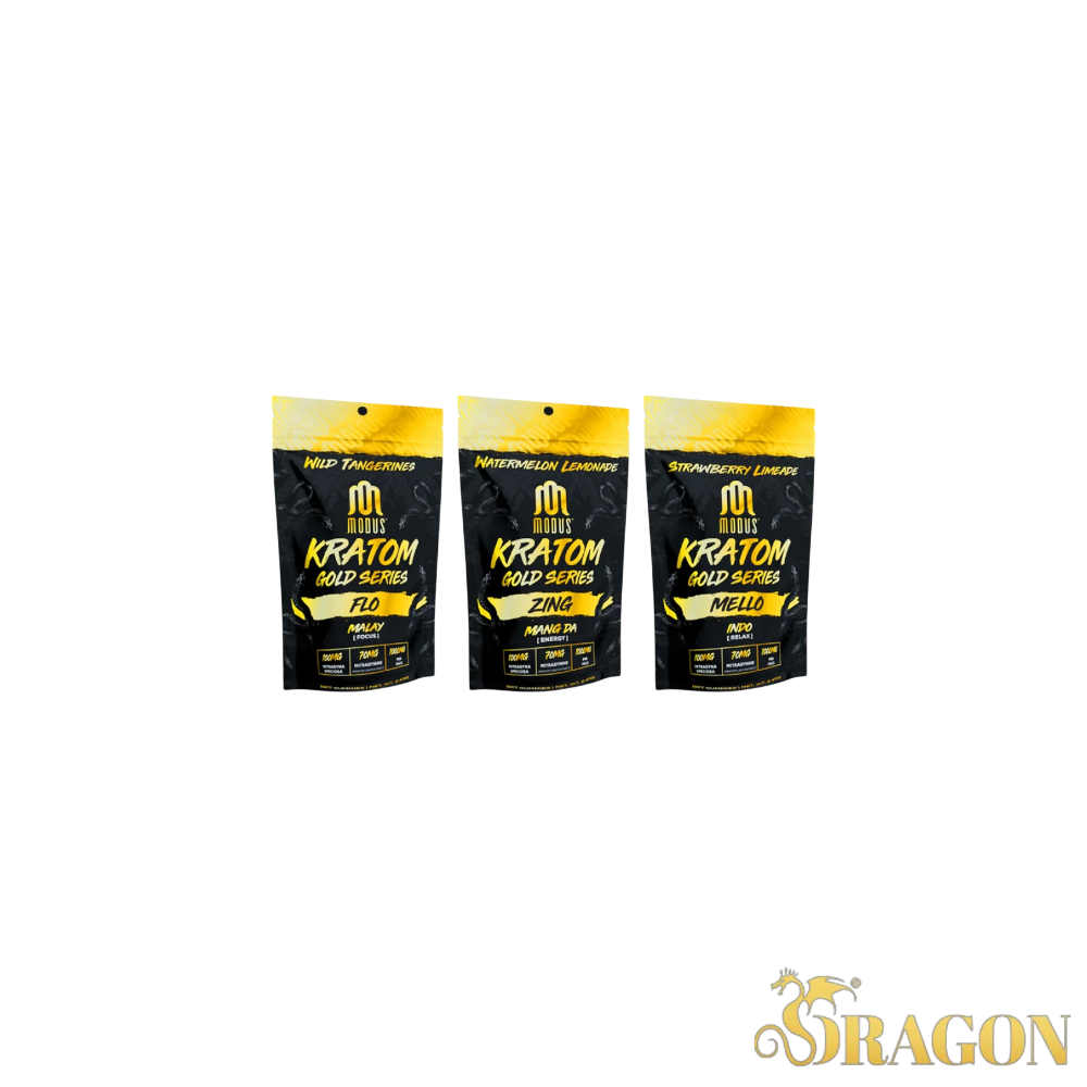 Modus Gold Series Kratom Gummies 1000mg