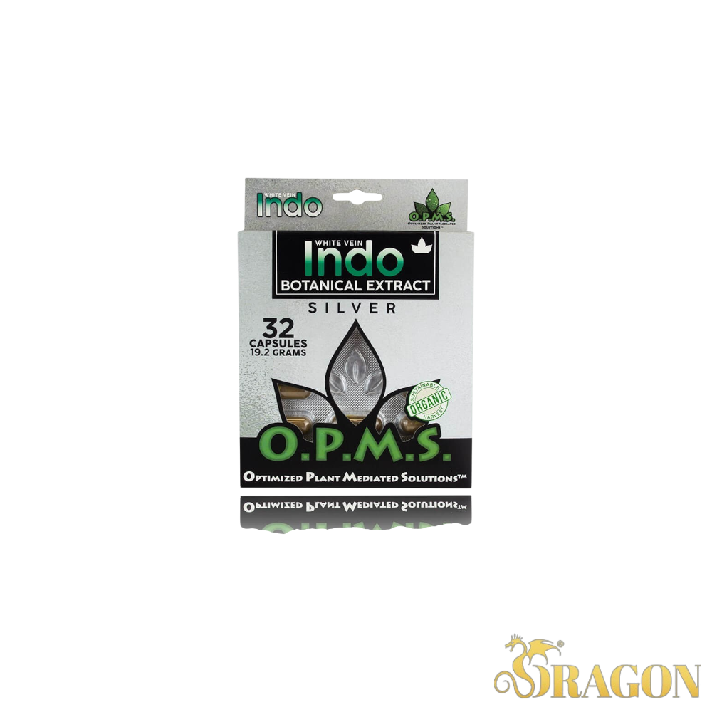 OPMS Silver Kratom Capsules 19.2g (32 Count)