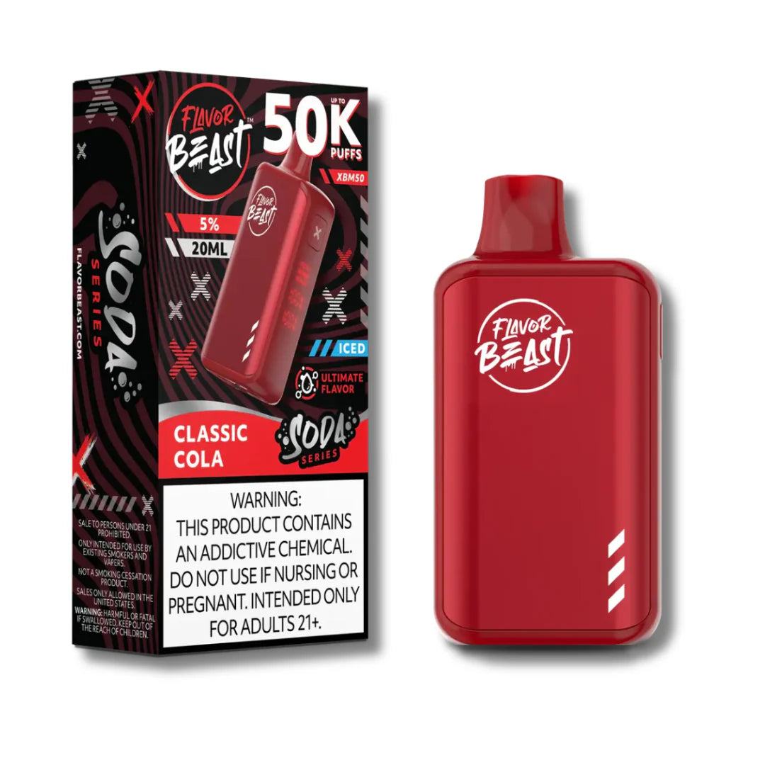 Flavor Beast 5% Nicotine Disposable | 50K Puffs