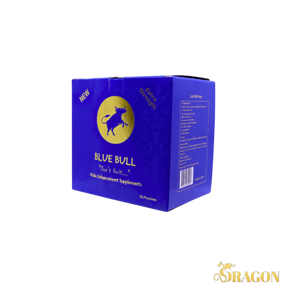 Blue Bull Extreme Honey Male Enhancement Supplement (12 Count Box)