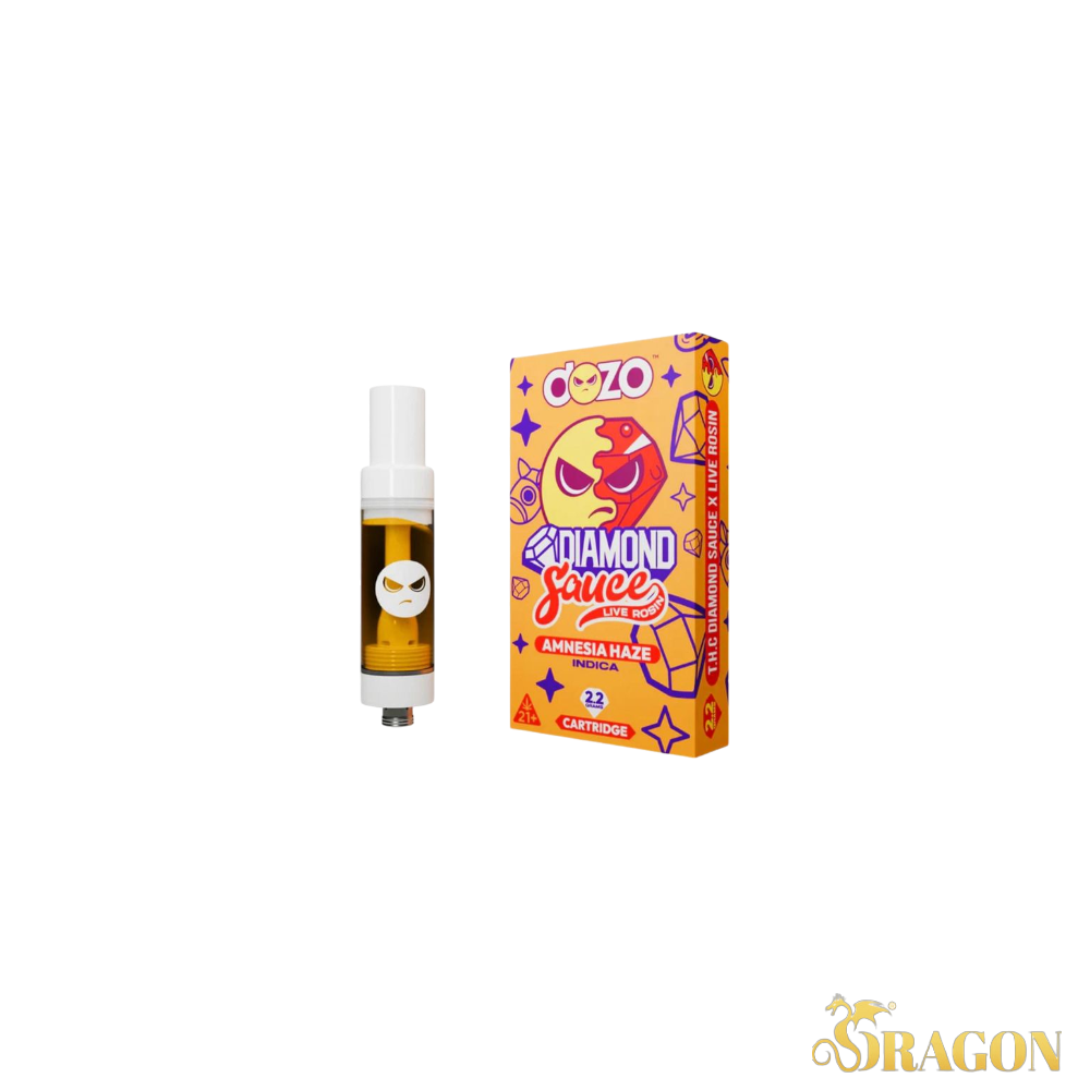 Dozo Diamond Sauce Live Rosin Cartridges