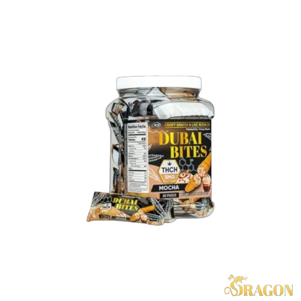 Dubai Bites by Crispy Blunts Knafeh 5mg (40 Count Jar)