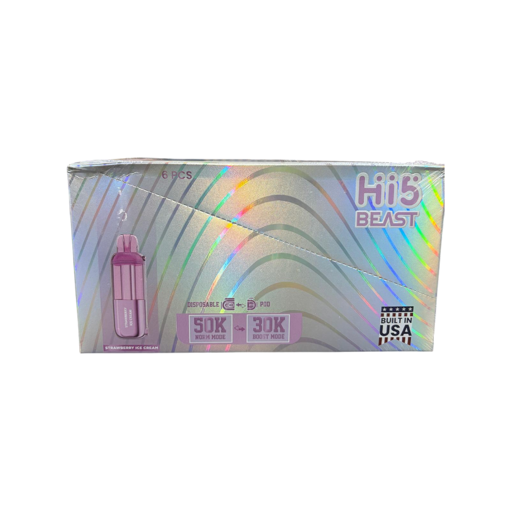 Hi5 Beast 5% Nicotine Disposable Pod | 50K Puffs