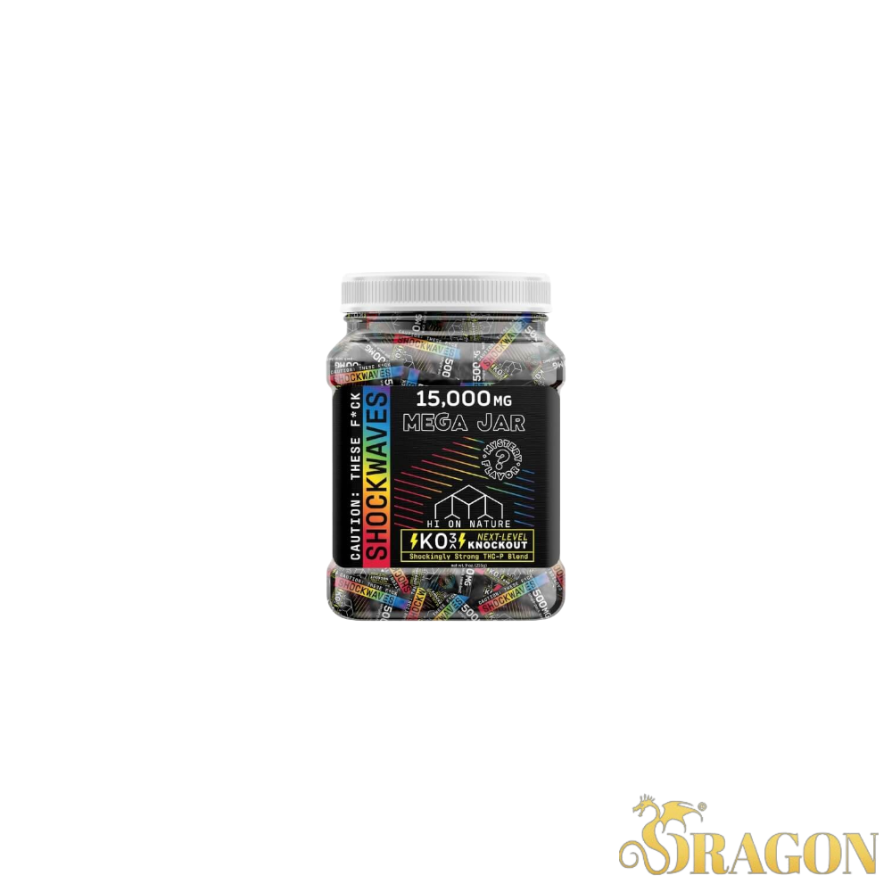 Hi On Nature KO3 Shockwave Mega Jar Sour Belts