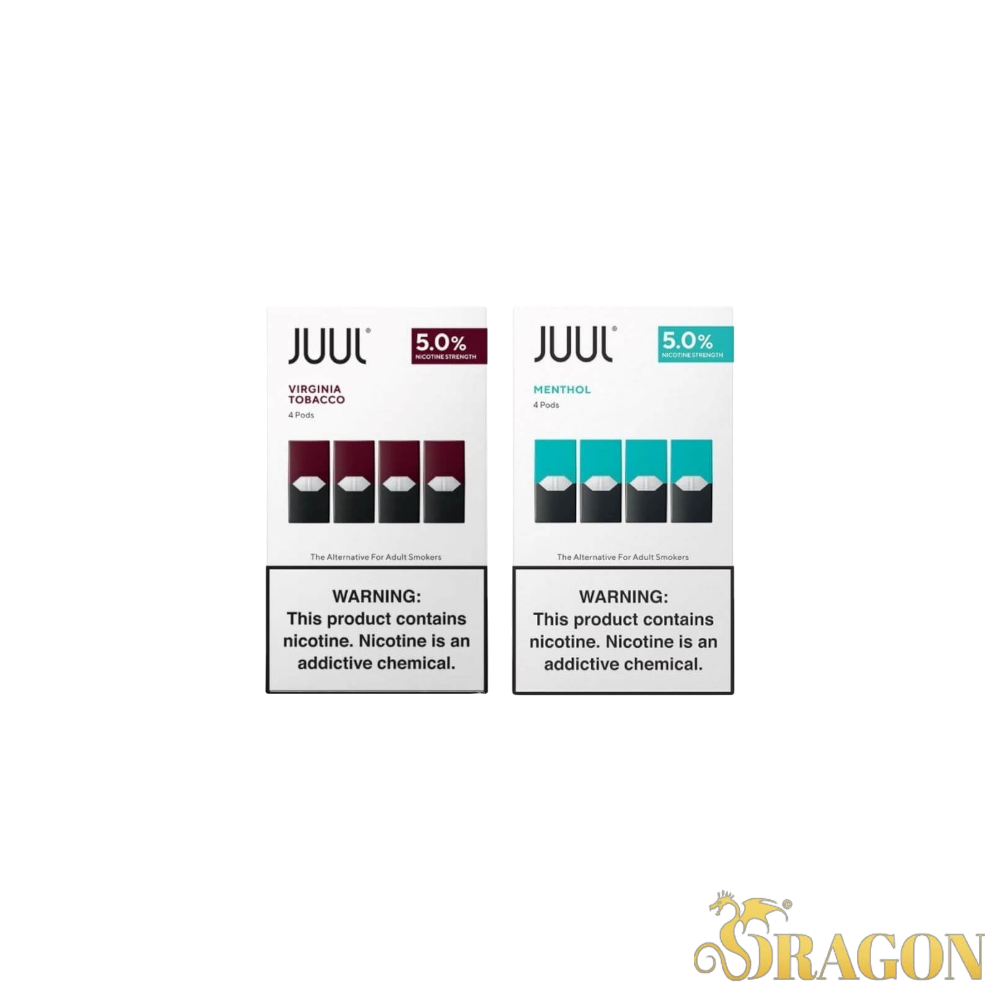 JUUL 4 Pods - 5% Nicotine