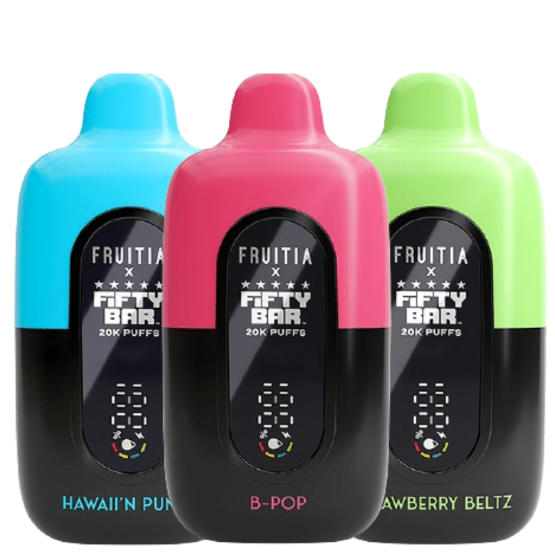 Fruitia x Fifty Bar 5% Nicotine Disposable | 20K Puffs