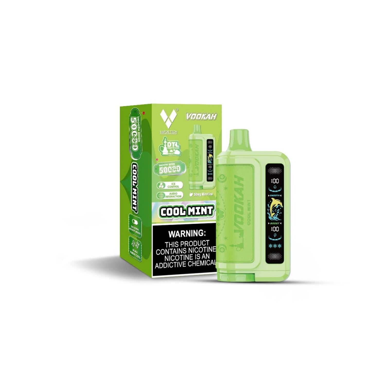 Vookah DTL 5% Nicotine Disposable | 50K Puffs