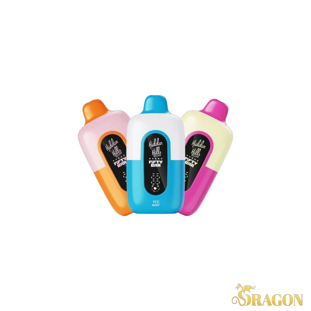Fifty Bar x Hidden Hills Disposable | 5% Nic | 20K Puffs - BUY ONE GET ONE FREE