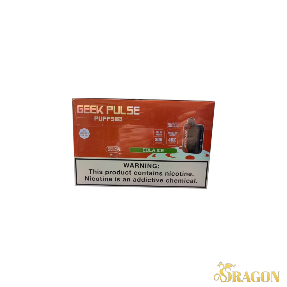 Geek Pulse Disposable | 5% Nic | 40K Puffs - BUY ONE GET ONE FREE