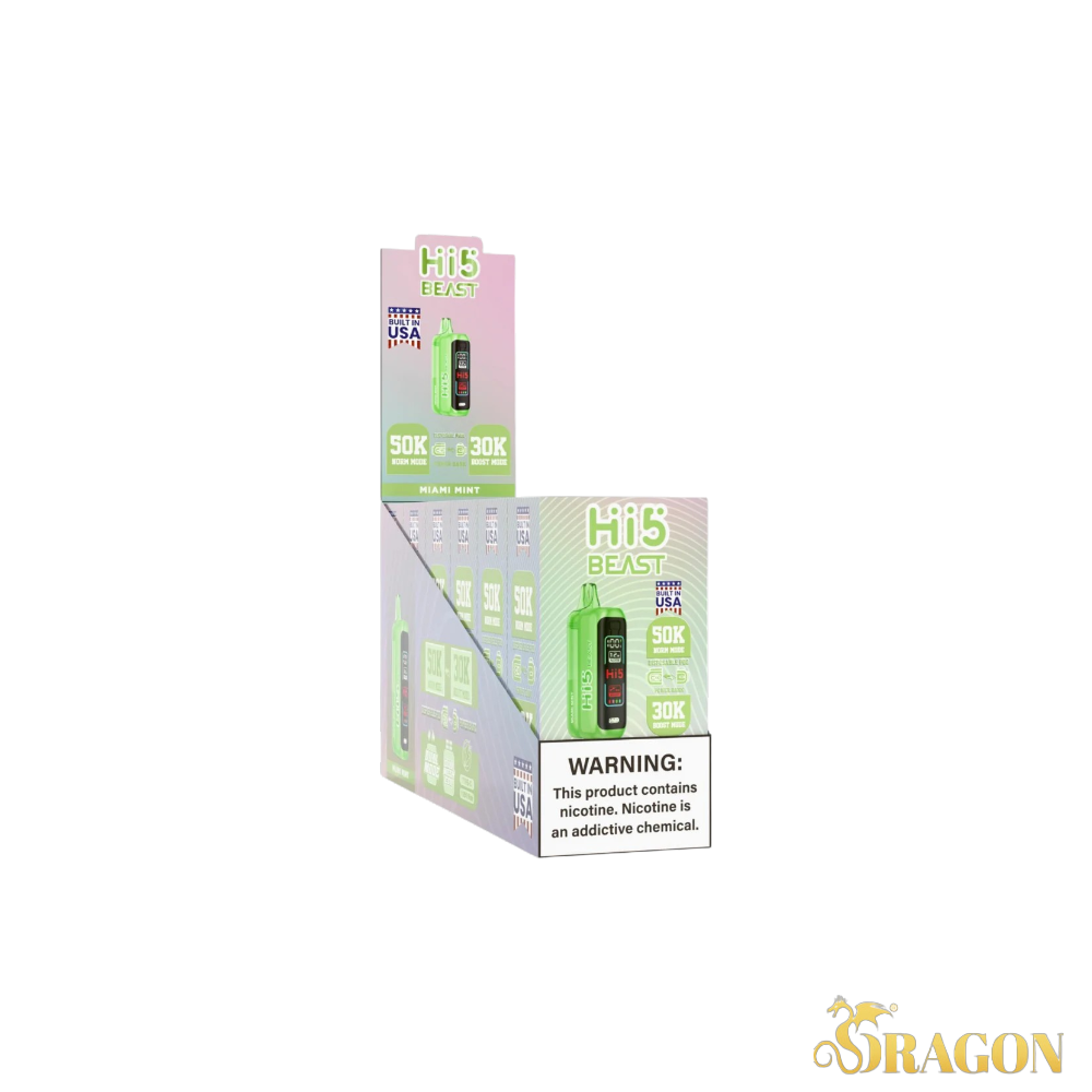 Hi5 Beast Disposable Kit | 5% Nic | 50K Puffs - BUY ONE GET ONE FREE