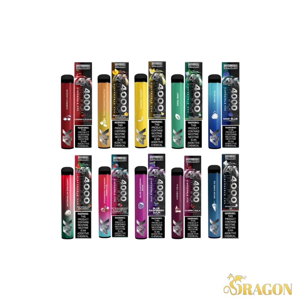 Uno Disposable | 4K Puffs | 5% Nic - BUY ONE GET ONE FREE